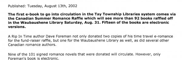 What’s in Your Library article about What’s in Your Library