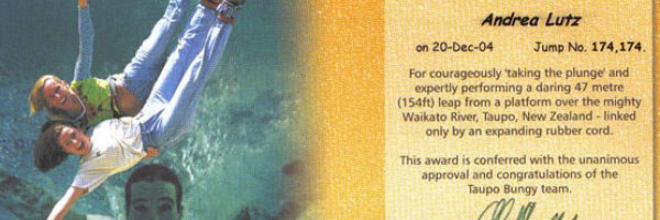 first bungee jump performed article about first bungee jump performed